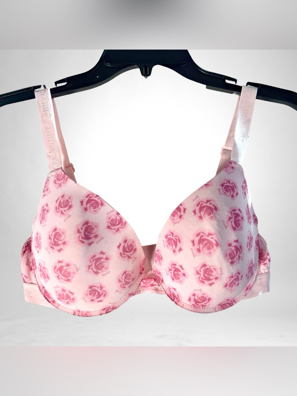 Juicy Couture Intimates Pink Underwire Lightly Padded T-Shirt Bra 40C